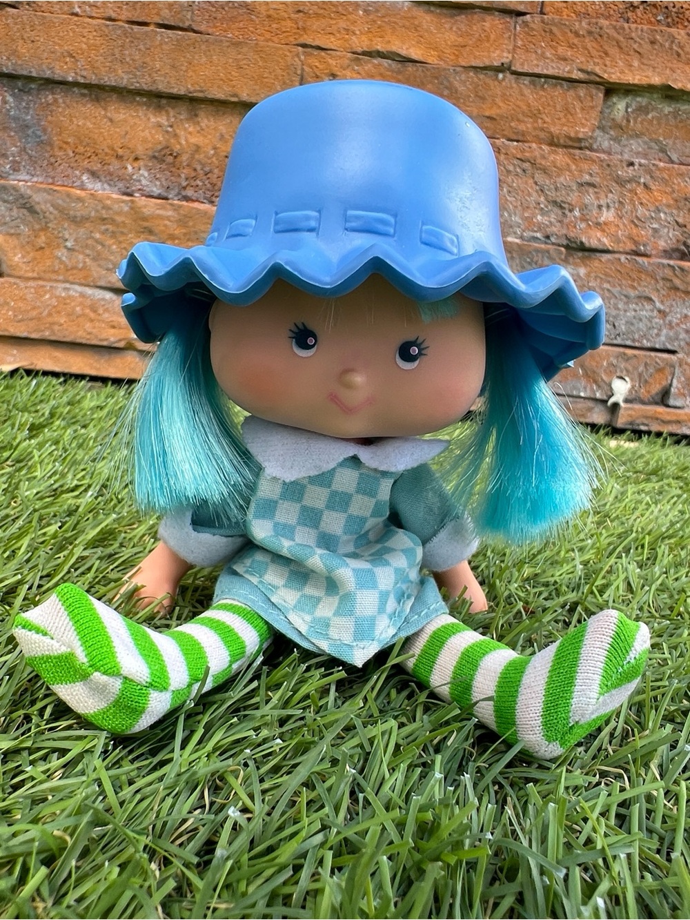 VINTAGE Strawberry Shortcake Blueberry Muffin doll 1970s American Greetings 🍓 - Picture 4 of 14